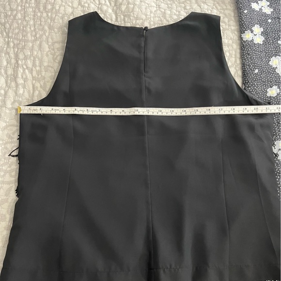 Suzy Shier Black Fringe Top - Picture 9 of 10